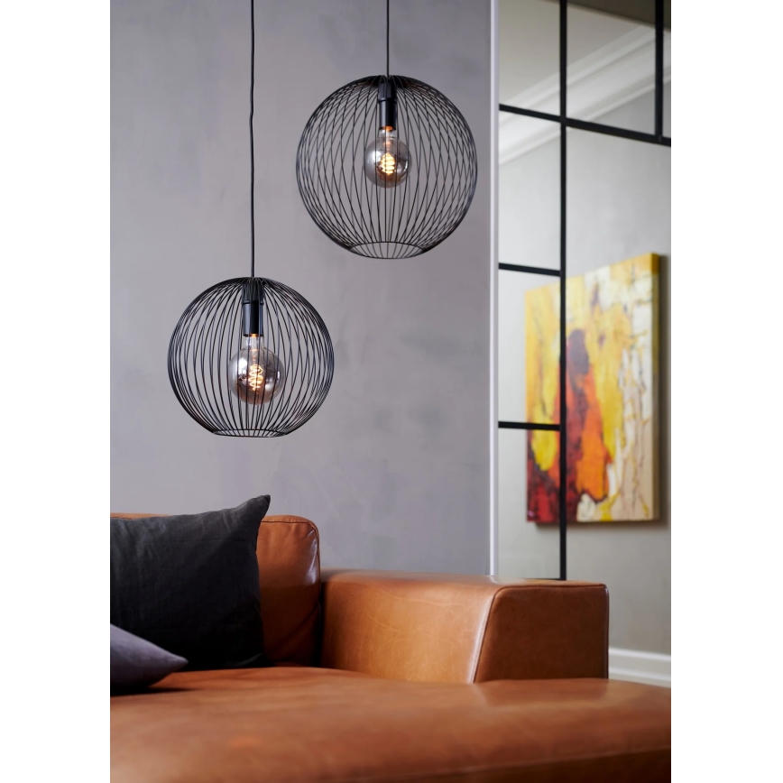 Nordlux - Riippuvalaisin BERONI 1xE27/60W/230V musta