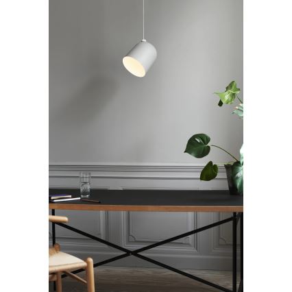 Nordlux - Riippuvalaisin johdolla ANGLE 1xE27/25W/230V valkoinen