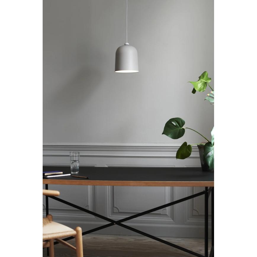 Nordlux - Riippuvalaisin johdolla ANGLE 1xE27/25W/230V valkoinen