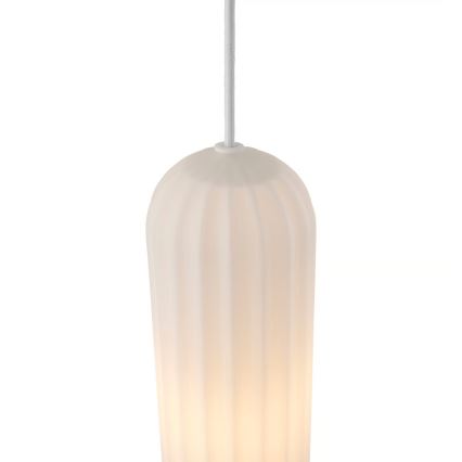 Nordlux - Riippuvalaisin johdolla MIELLA 1xE27/25W/230V valkoinen