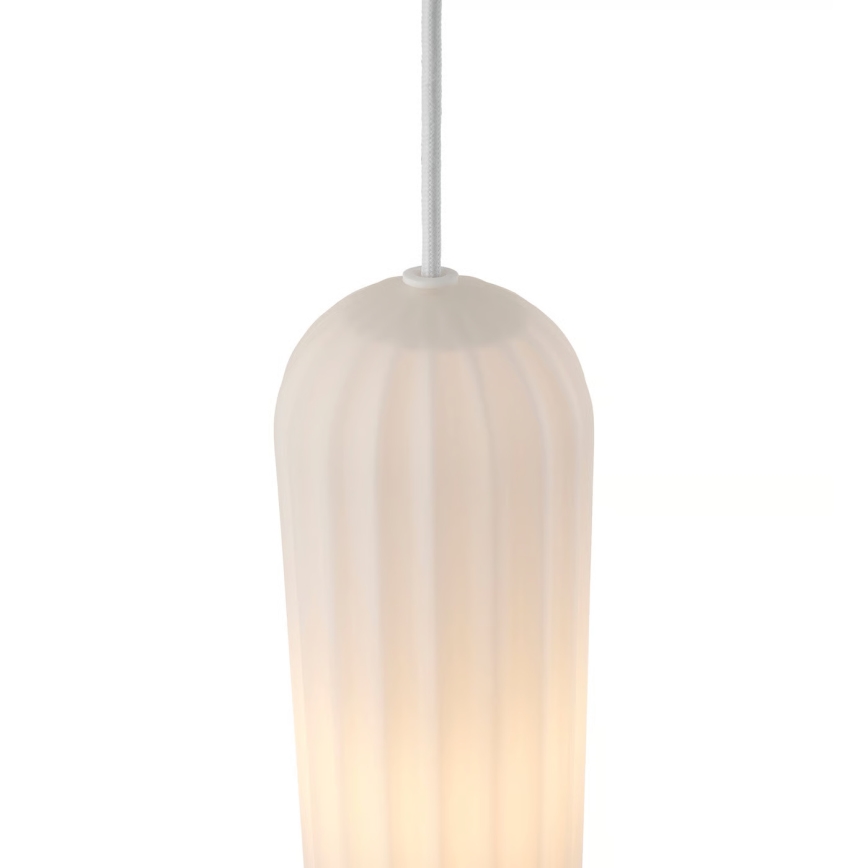 Nordlux - Riippuvalaisin johdolla MIELLA 1xE27/25W/230V valkoinen