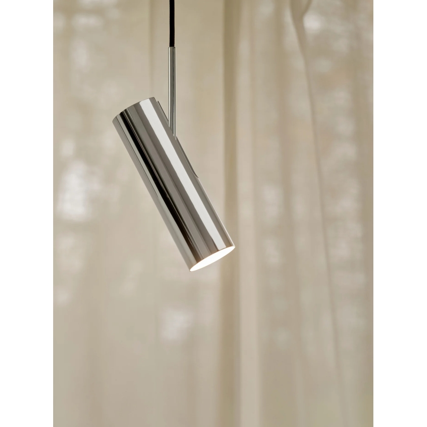 Nordlux - Riippuvalaisin kaapelilla MIB 1xGU10/20W/230V kiiltävä kromi