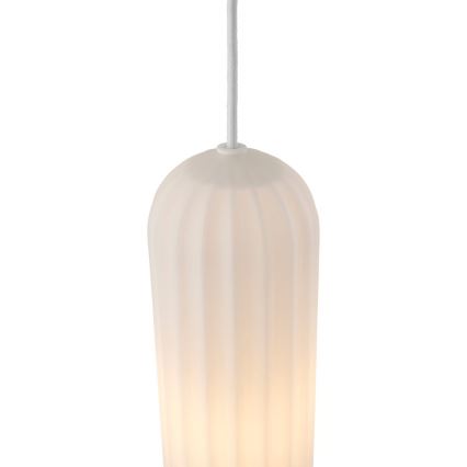Nordlux - Riippuvalaisin kaapelilla MIELLA 3xE27/25W/230V valkoinen