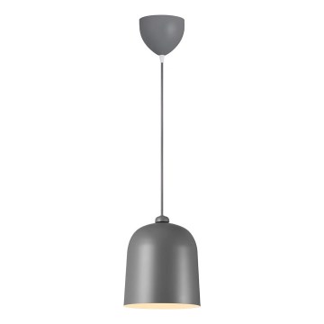 Nordlux - Riippuvalaisin vaijerilla ANGLE 1xE27/25W/230V harmaa