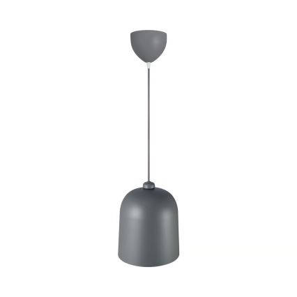 Nordlux - Riippuvalaisin vaijerilla ANGLE 1xE27/25W/230V harmaa