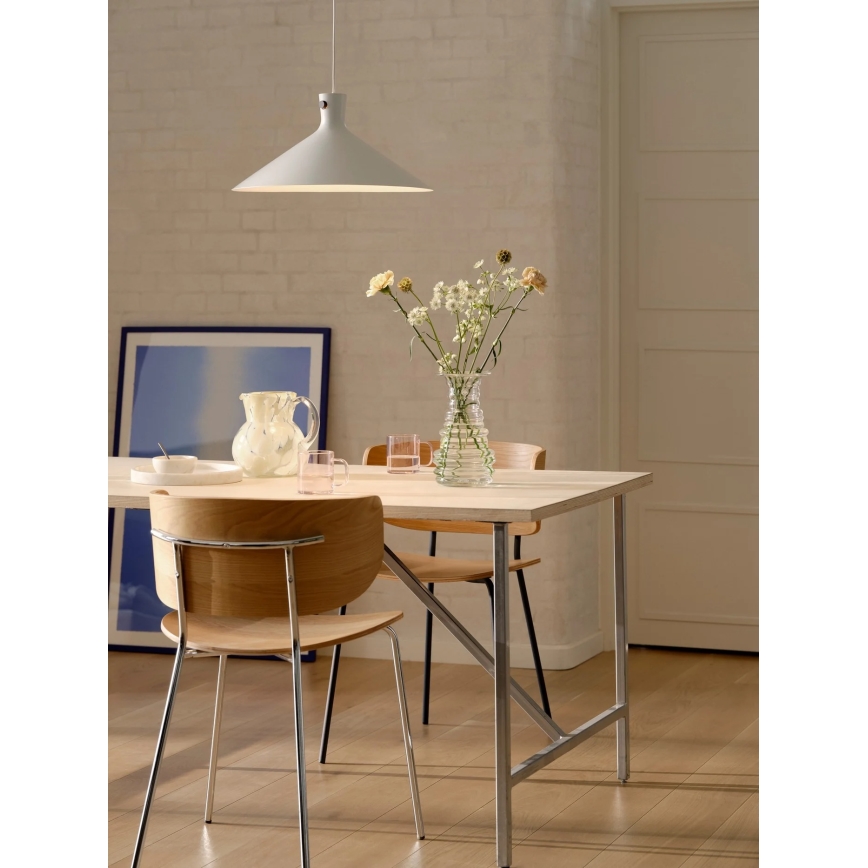 Nordlux - Riippuvalaisin vaijerilla DORINA 1xE27/60W/230V valkoinen