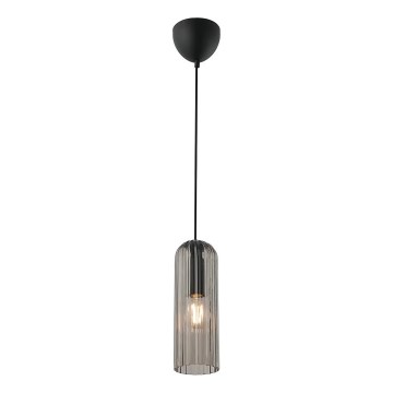 Nordlux - Riippuvalaisin vaijerilla MIELLA 1xE27/25W/230V savunvärinen