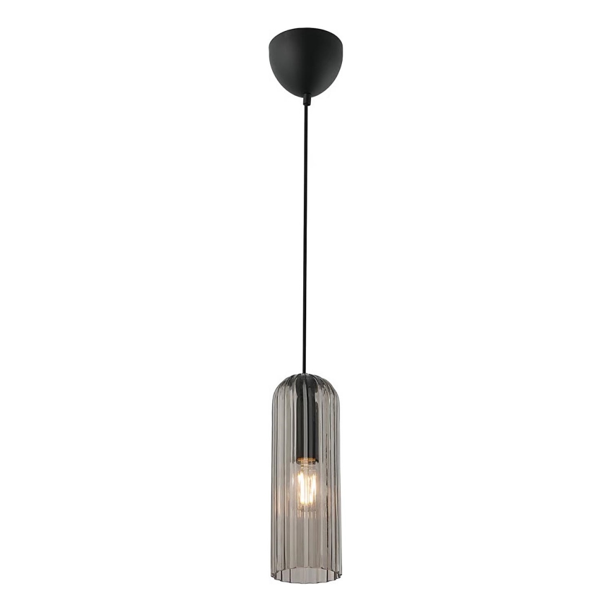 Nordlux - Riippuvalaisin vaijerilla MIELLA 1xE27/25W/230V savunvärinen