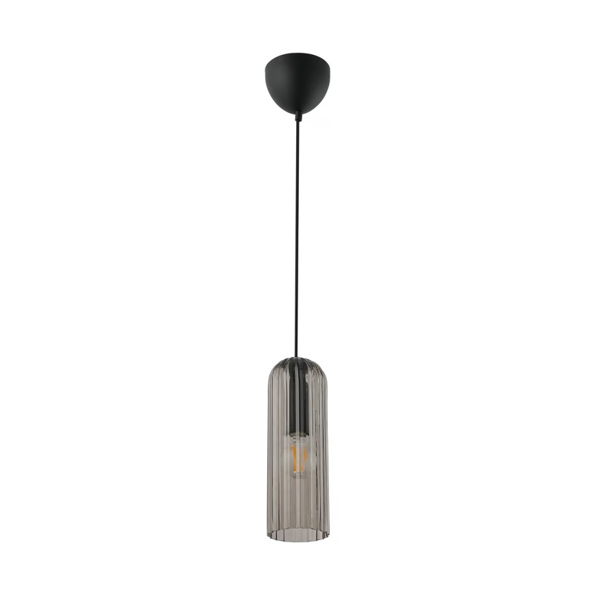 Nordlux - Riippuvalaisin vaijerilla MIELLA 1xE27/25W/230V savunvärinen