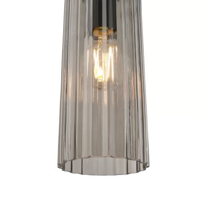 Nordlux - Riippuvalaisin vaijerilla MIELLA 1xE27/25W/230V savunvärinen
