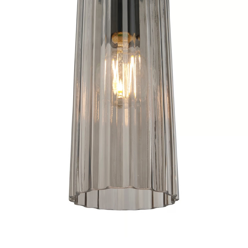 Nordlux - Riippuvalaisin vaijerilla MIELLA 1xE27/25W/230V savunvärinen