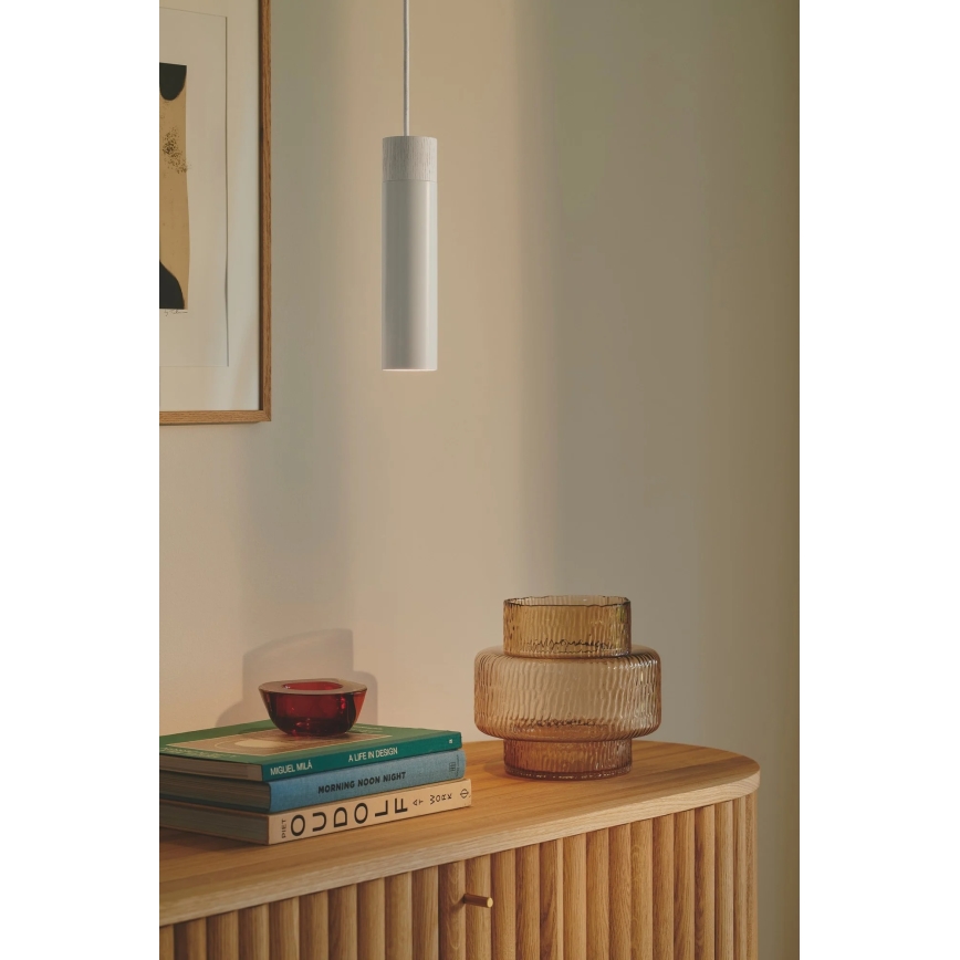 Nordlux - Riippuvalaisin vaijerilla TILO 1xGU10/15W/230V valkoinen