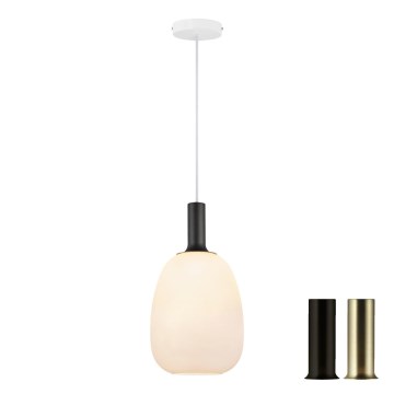 Nordlux - Ripustettava valaisin ALTON 1xE27/60W/230V valkoinen/musta/kupari