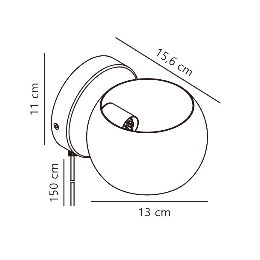 Nordlux - Säädettävä seinä kohdevalo BELIR 1xG9/5W/230V vihreä