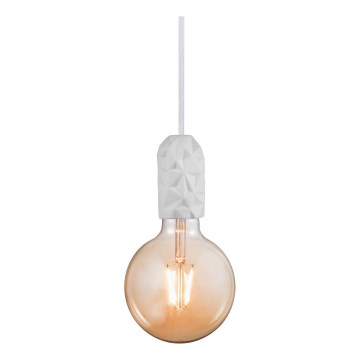 Nordlux - Sähköjohto HANG 1xE27/40W/230V valkoinen