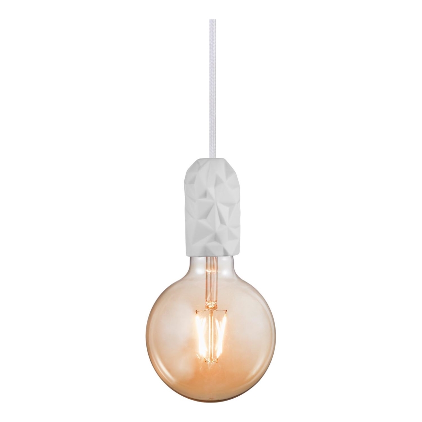 Nordlux - Sähköjohto HANG 1xE27/40W/230V valkoinen
