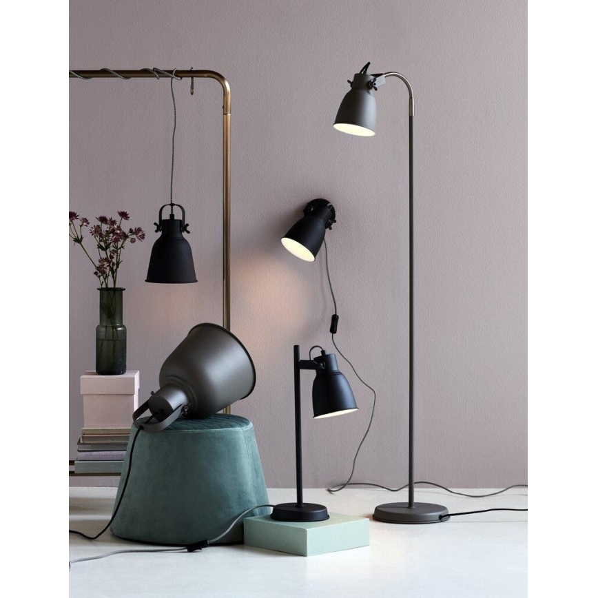 Nordlux - Seinäkohdevalo ADRIAN 1xE27/25W/230V antrasiitti