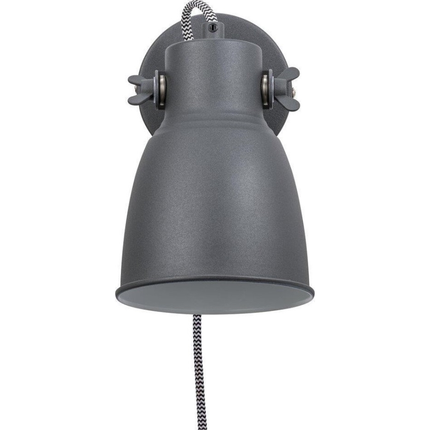 Nordlux - Seinäkohdevalo ADRIAN 1xE27/25W/230V antrasiitti