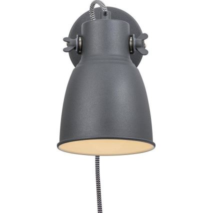 Nordlux - Seinäkohdevalo ADRIAN 1xE27/25W/230V antrasiitti