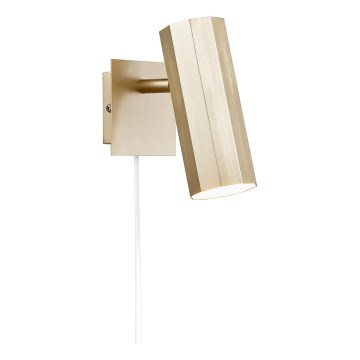 Nordlux - Seinäkohdevalo ALANIS 1xGU10/15W/230V kulta