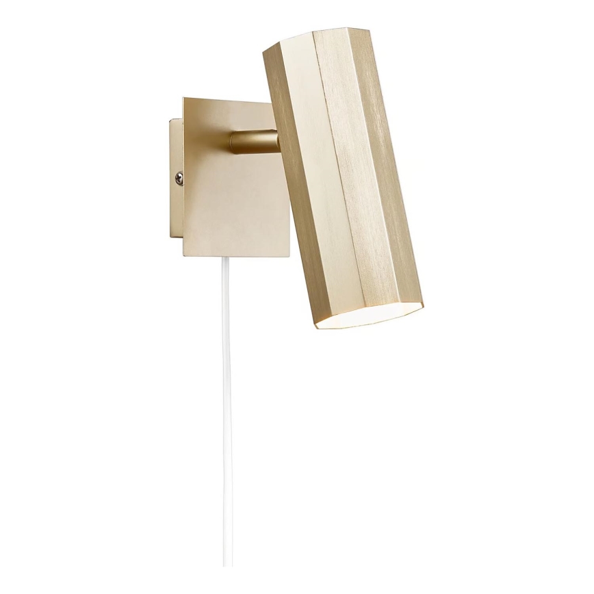 Nordlux - Seinäkohdevalo ALANIS 1xGU10/15W/230V kulta