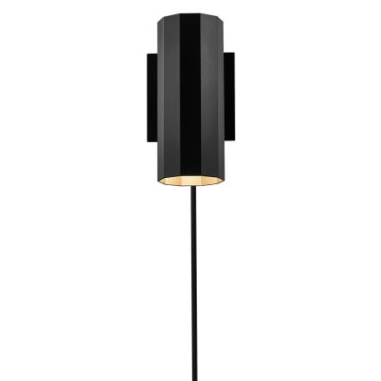 Nordlux - Seinäkohdevalo ALANIS 1xGU10/15W/230V musta