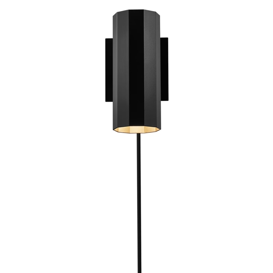 Nordlux - Seinäkohdevalo ALANIS 1xGU10/15W/230V musta
