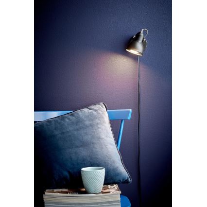 Nordlux - Seinäkohdevalo ASLAK 1xGU10/35W/230V musta
