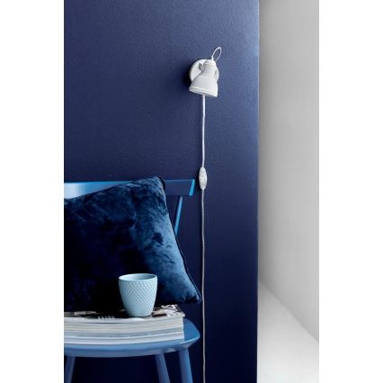 Nordlux - Seinäkohdevalo ASLAK 1xGU10/35W/230V valkoinen
