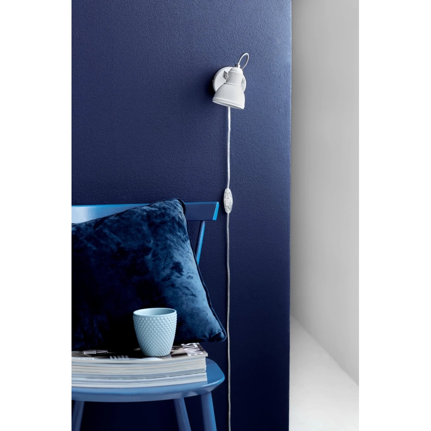 Nordlux - Seinäkohdevalo ASLAK 1xGU10/35W/230V valkoinen
