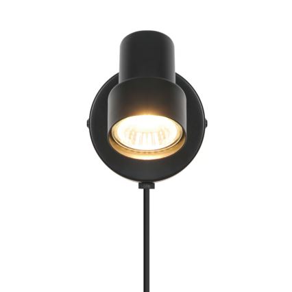 Nordlux - Seinäkohdevalo BOSTON 1xGU10/5W/230V musta