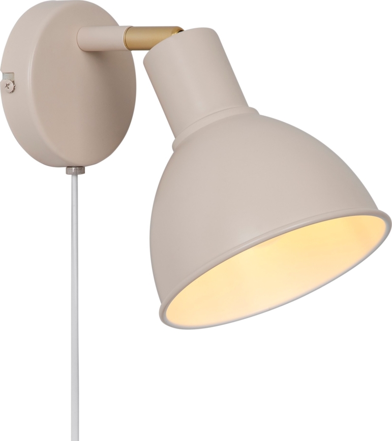 Nordlux - Seinäkohdevalo POP 1xE27/18W/230V beige