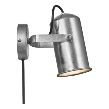 Nordlux - Seinäkohdevalo PORTER 1xE27/60W/230V mattakromi