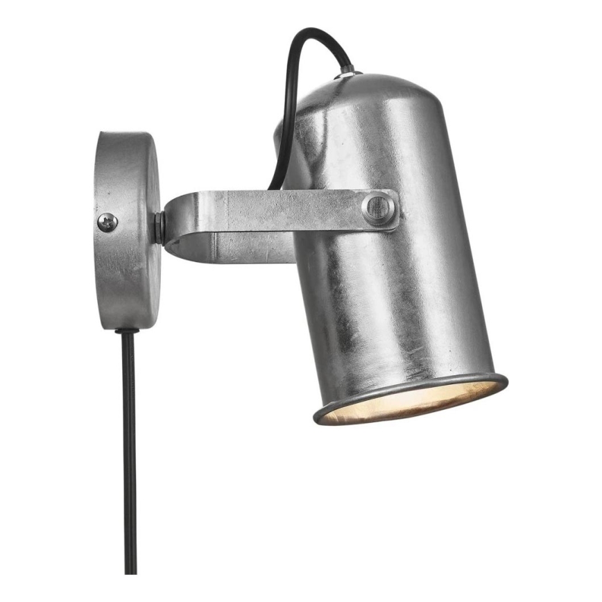 Nordlux - Seinäkohdevalo PORTER 1xE27/60W/230V mattakromi