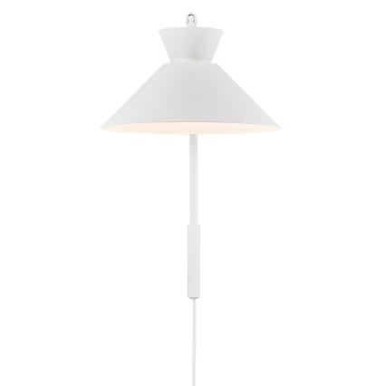 Nordlux - Seinävalaisin DIAL 1xE27/40W/230V valkoinen