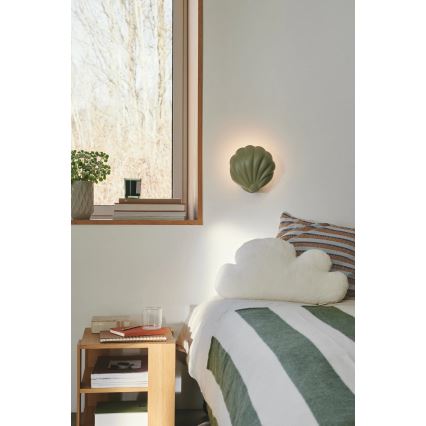 Nordlux - Seinävalaisin KONCHI 1xE14/25W/230V vihreä