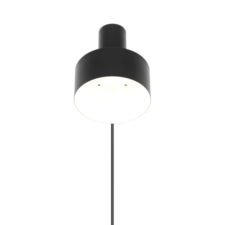 Nordlux - Seinävalaisin MATIS 1xE27/15W/230V musta