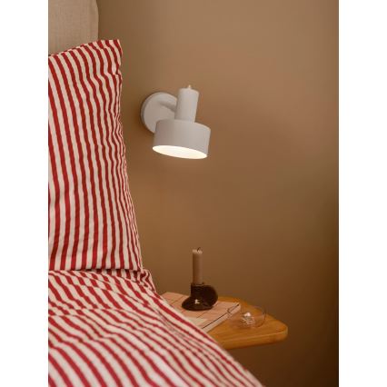 Nordlux - Seinävalaisin MATIS 1xE27/15W/230V valkoinen