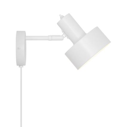 Nordlux - Seinävalaisin MATIS 1xE27/15W/230V valkoinen
