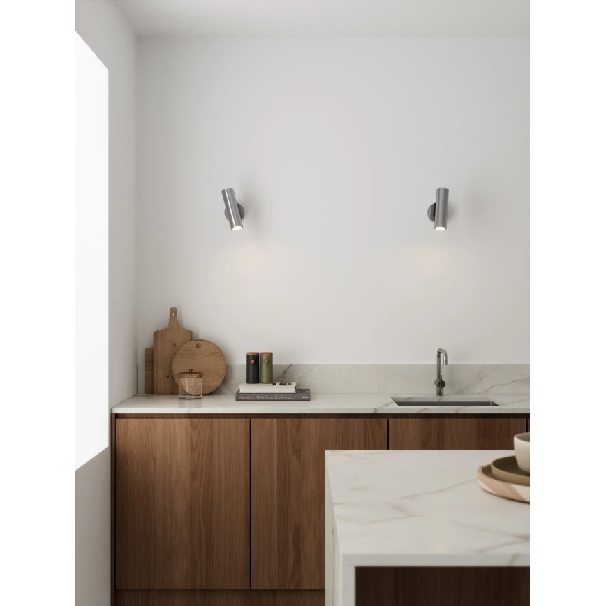 Nordlux - Seinään asennettava kohdevalaisin MIB 1xGU10/20W/230V kiiltävä kromi