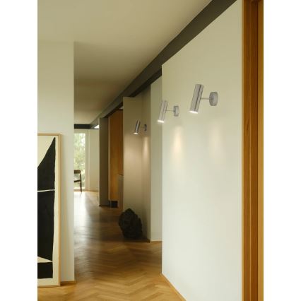 Nordlux - Seinään asennettava kohdevalaisin MIB 1xGU10/20W/230V kiiltävä kromi