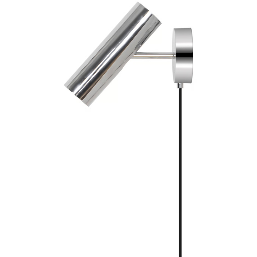 Nordlux - Seinään asennettava kohdevalaisin MIB 1xGU10/20W/230V kiiltävä kromi