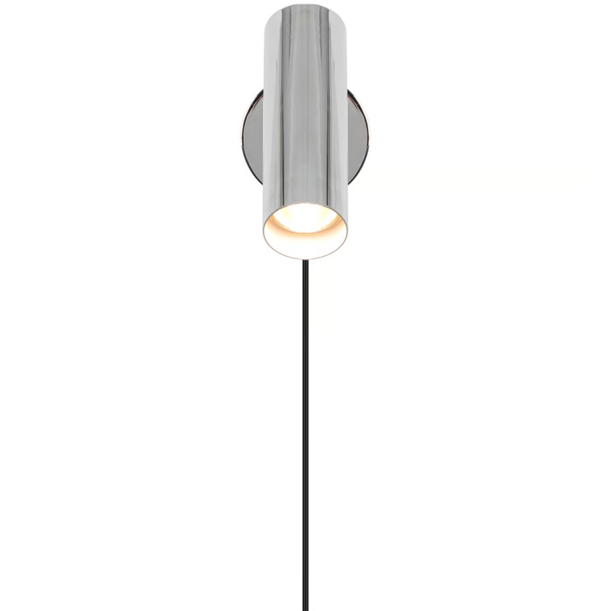 Nordlux - Seinään asennettava kohdevalaisin MIB 1xGU10/20W/230V kiiltävä kromi