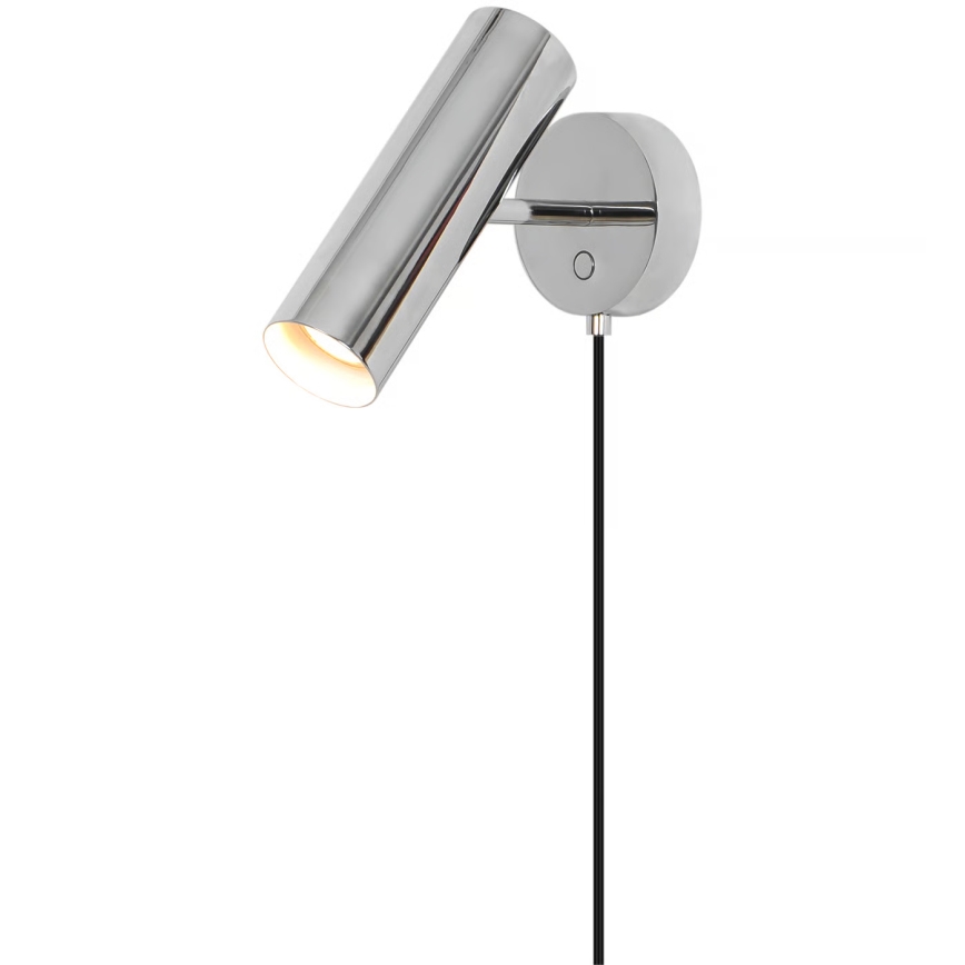 Nordlux - Seinään asennettava kohdevalaisin MIB 1xGU10/20W/230V kiiltävä kromi