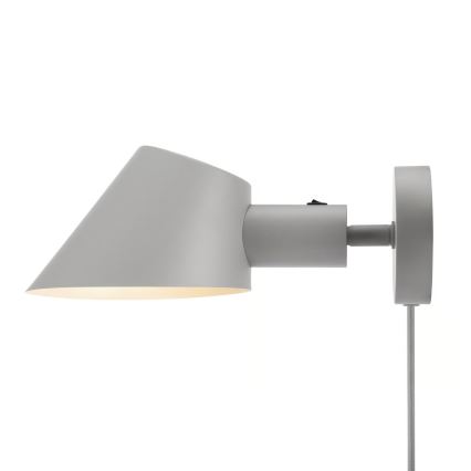 Nordlux - Seinävalaisin STAY 1xE27/60W/230V harmaa