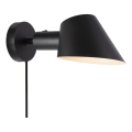 Nordlux - Seinävalaisin STAY 1xE27/60W/230V musta