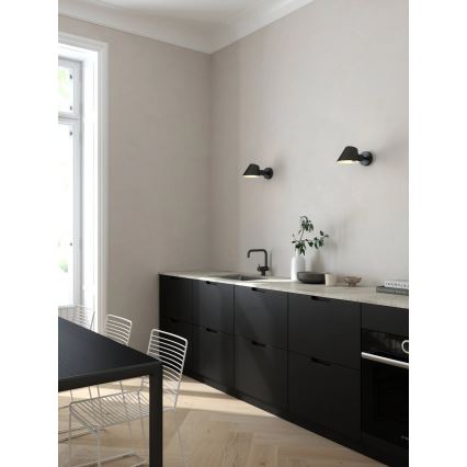 Nordlux - Seinävalaisin STAY 1xE27/60W/230V musta