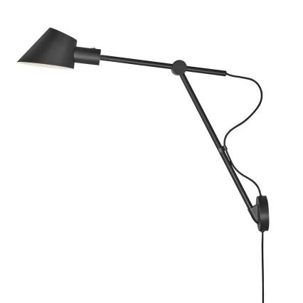 Nordlux - Seinävalaisin STAY 1xE27/60W/230V musta