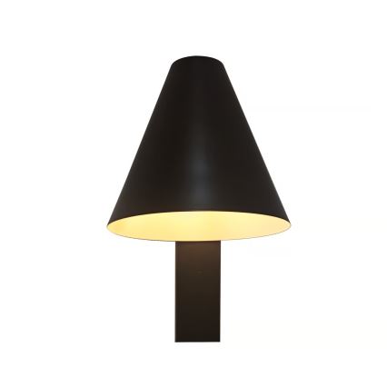 Nordlux - Seinävalaisin USB-portilla WILMER 1xE14/40W/230V musta