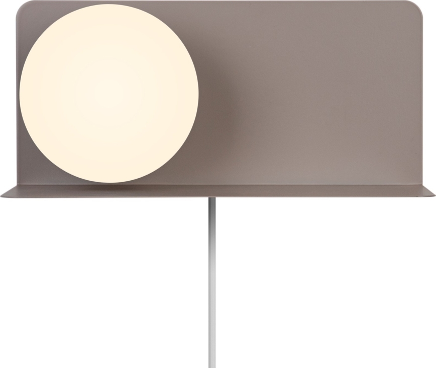 Nordlux - Seinävalo hyllyllä LILIBETH 1xE14/25W/230V ruskea